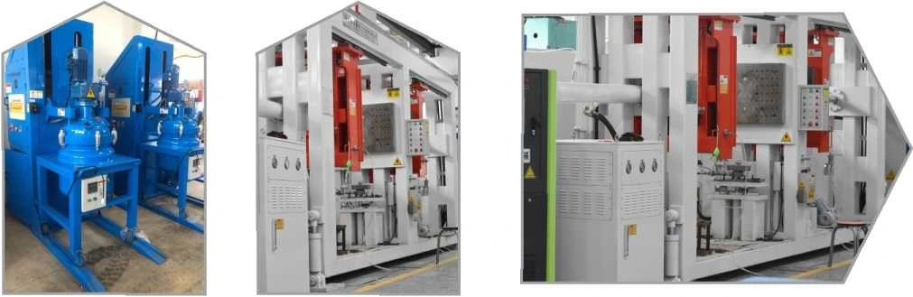 Miscelatore con APG o macchina di fusione per la produzione di isolanti elettrici 6