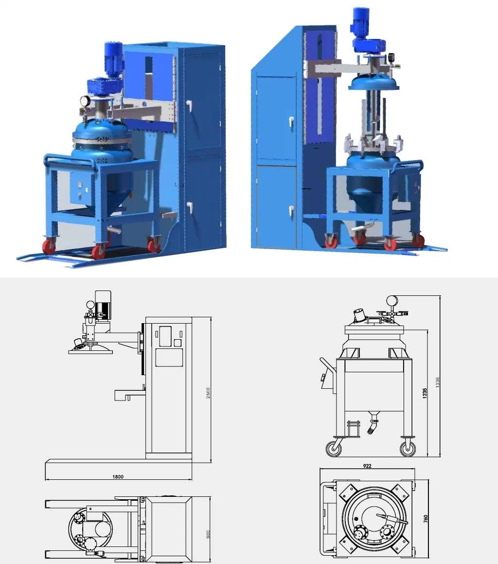 Resine epoxidica e induritori su miscelatore con APG o macchina di fusione per la produzione di isolanti elettrici 8